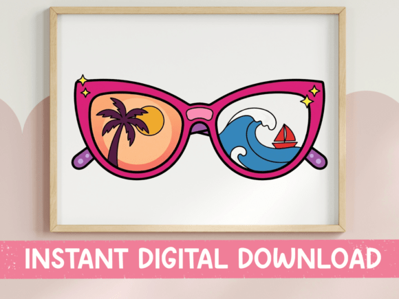 Beach Sunglasses SVG