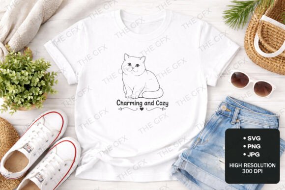 Persian Cat Charming and Cozy Cat Art