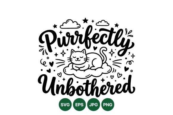 Purrfectly Calm Cat Design
