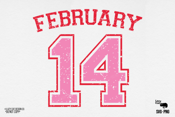 Valentine February 14 SVG PNG