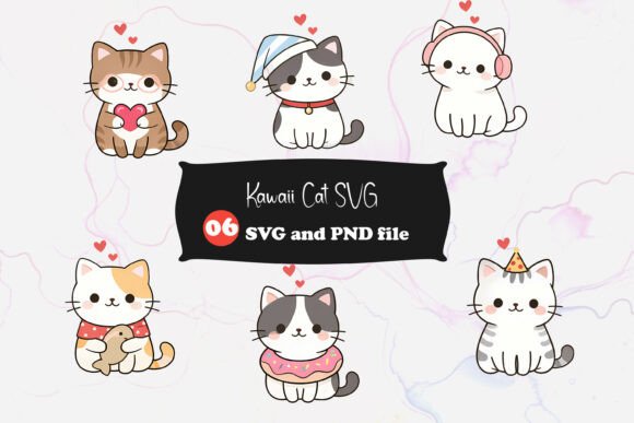 Valentine Kawaii Cat